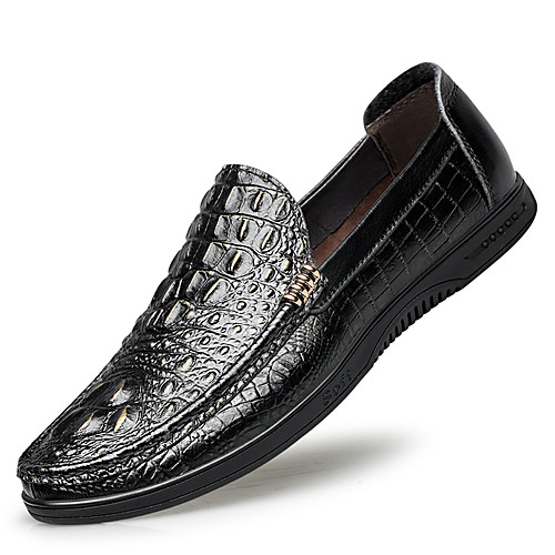 

Men's Loafers & Slip-Ons Leather Shoes Tassel Loafers Dress Loafers Business Vintage Classic Daily Party & Evening Nappa Leather Cowhide Non-slipping Wear Proof Booties / Ankle Boots Black Brown