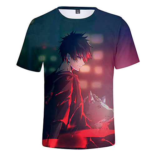 

Inspired by Jujutsu Kaisen Cosplay Cosplay Costume T-shirt Terylene 3D Printing Harajuku Graphic T-shirt For Women's / Men's