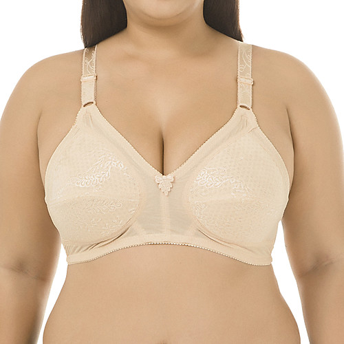 

Women's Bras & Bralettes Push-up 3/4 Cup Sexy Fashion Sexy Khaki