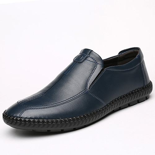 

Men's Loafers & Slip-Ons British Preppy Daily Outdoor Leather Spring & Summer
