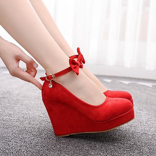 

Women's Heels Pumps Satin Solid Colored Dark Red Black