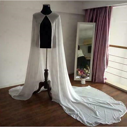 

Sleeveless Bridal / Sweet Chiffon Wedding / Event / Party Women's Wrap With Solid