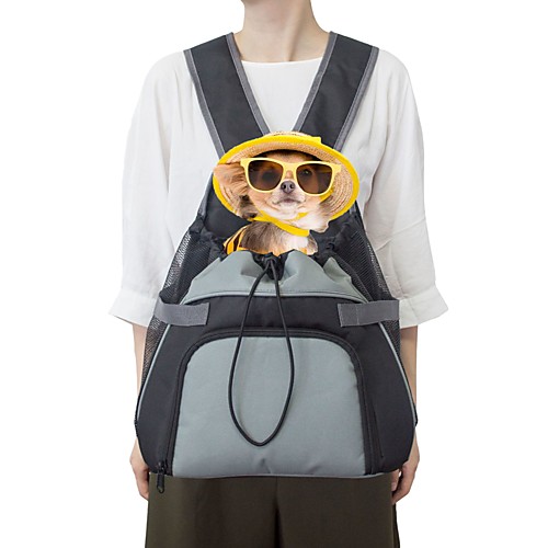 

Dog Cat Pets Carrier Bag Travel Backpack Shoulder Messenger Bag Dog Carrier Backpack Adjustable Portable Travel Solid Colored Classic Oxford Cloth puppy Small Dog Medium Dog Training Outdoor Hiking