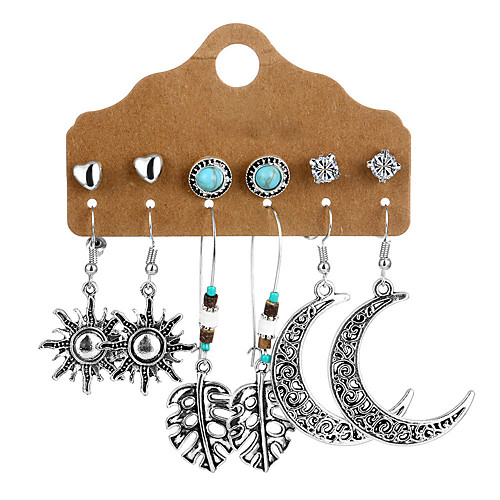 

5-piece earring set bohemia female earrings