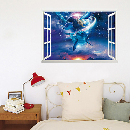 

3D Starry Sky Wall Stickers Bedroom Pre-pasted PVC Home Decoration Wall Decal 1pc