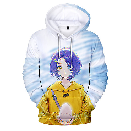 

Inspired by wonder egg priority Cosplay Cosplay Costume Hoodie Terylene 3D Printing Hoodie For Women's / Men's