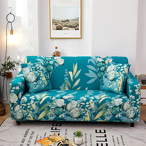 

Slipcovers Stretch Sofa Cover Floral Print Couch Cover Dustproof Furniture Protector Super Soft Fabric Fit for Armchair/Loveseat/Three Seater/Four Seater/L shaped sofa