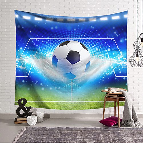 

Wall Tapestry Art Decor Blanket Curtain Hanging Home Bedroom Living Room Decoration Polyester Football
