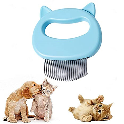 

Dog Cat Brushes Grooming Cleaning Pet Grooming Brush Plastic Brush Dog Clean Supply Pet Hair Remover Easy to Use Removing Matted Tangled Self Cleaning Pet Grooming Supplies Blue Pink Green