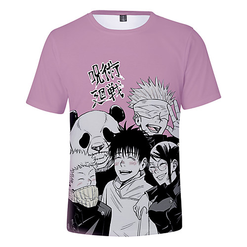 

Inspired by Jujutsu Kaisen Yuji Itadori Cosplay Costume T-shirt Terylene 3D Printing Harajuku Graphic T-shirt For Women's / Men's