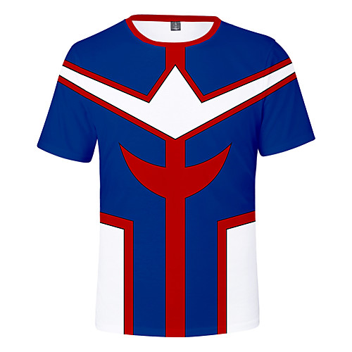 

Inspired by My Hero Academia / Boku No Hero Cosplay Cosplay Costume T-shirt Terylene Graphic Printing T-shirt For Women's / Men's