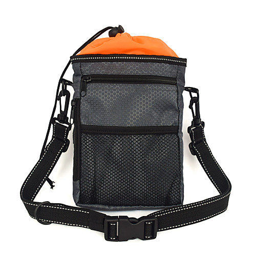 

Dog Cat Pets Carrier Bag Travel Backpack Treat Pouch Bag Dog Treat Training Pouch Adjustable Portable Trainer Solid Colored Classic Terylene puppy Small Dog Medium Dog Training Outdoor Hiking Gray