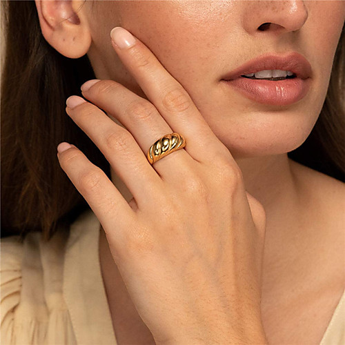 

Ring Retro Silver Gold Alloy Stylish Simple European 1pc 5 6 7 8 9
