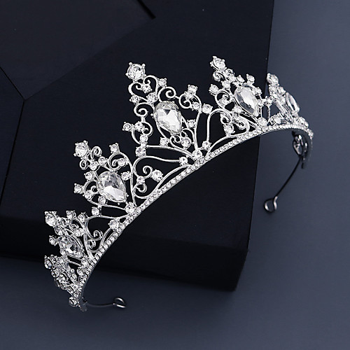 

Retro Wedding Alloy Headpiece with Crystal / Trim 1 Piece Special Occasion Headpiece