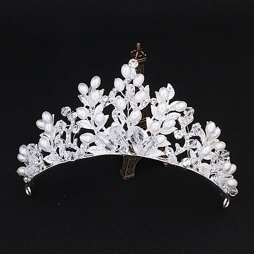 

Wedding Bridal Crystal Headpiece with Crystal 1 Piece Wedding / Special Occasion Headpiece