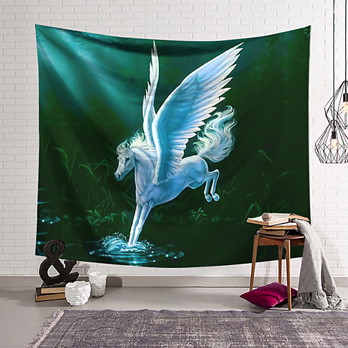 

Wall Tapestry Art Decor Blanket Curtain Hanging Home Bedroom Living Room Decoration Polyester Unicorn
