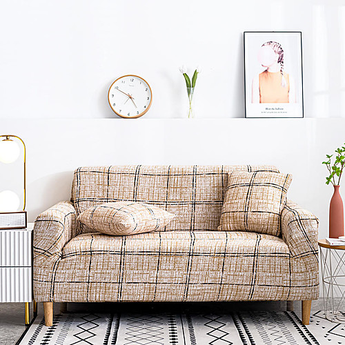 

1 Pc Brown Spots Sofa Cover Elastic Sofa Cover To Living Room Pet Sofa Dust Cover Recliner Sofa Cover