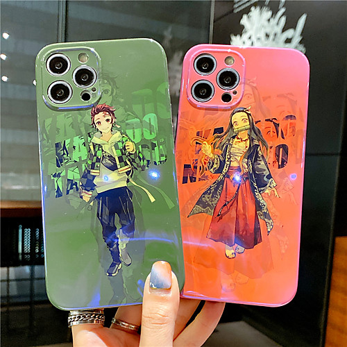 

Demon Slayer: Kimetsu no Yaiba Phone Case For Apple Back Cover iPhone 12 Pro Max 11 SE 2020 X XR XS Max 8 7 Shockproof Dustproof Cartoon TPU