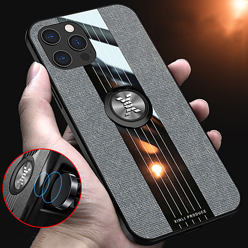 

Ring Phone Case For iPhone 11 12 Pro Max with Built-in 360 Rotating Ring Kickstand Clear Back Cover Coque For iPhone XS Max XR X 7 8 PLUS SE2020