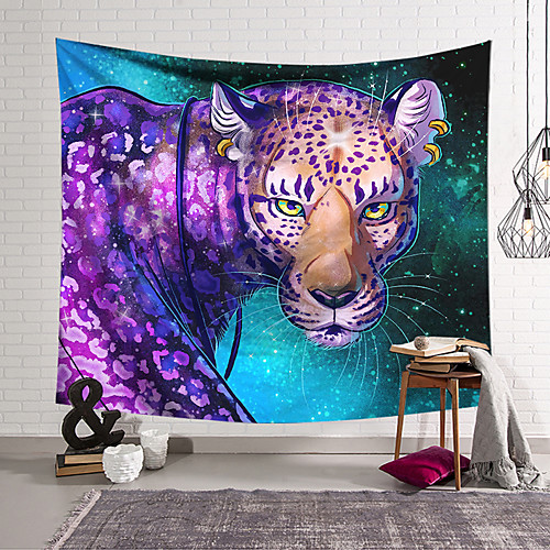 

Wall Tapestry Art Decor Blanket Curtain Hanging Home Bedroom Living Room Decoration Polyester Leopard