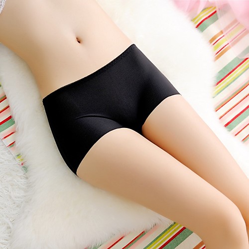 

Women's Mesh Brief Stretchy Mid Waist 1 PC Purple One-Size