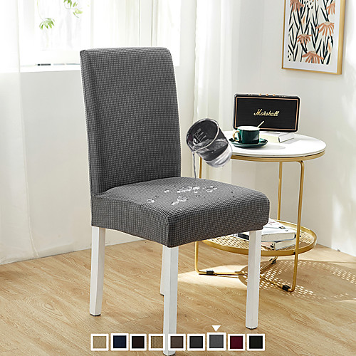 

Solid Slipcovers Water Proof Washable Chair Cover
