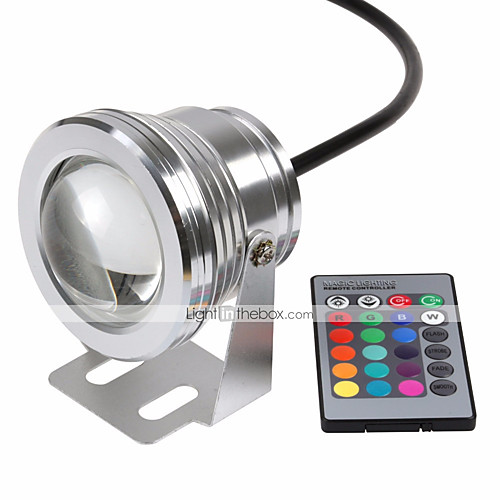 

10 W 2pcs 1pc Waterproof Dimmable Color Gradient LED Floodlight Underwater Lights 12 V RGB 1 Outdoor Lighting Courtyard Garden LED Beads