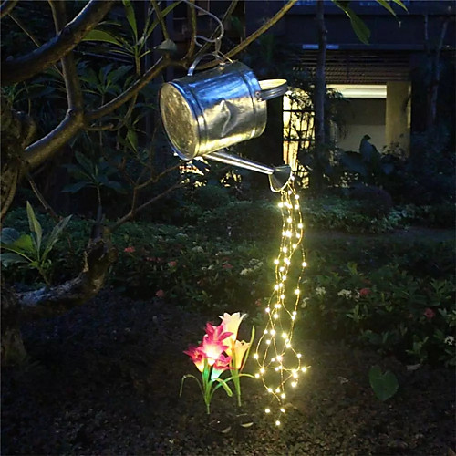 

LED String Light AA Battery Power 100Led Star Fairy Lights Christmas Tree Vine String Lights 5Branch for Outdoor Home Wedding Party Holiday Garland Garden Yard Decor Lighting Warm White