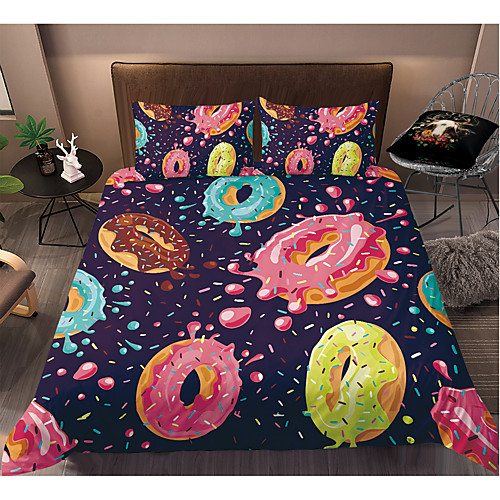 

Colorful Tie Dye Duvet Cover Set Boho Hippie Bedding Set Rainbow Tie Dyed Comforter Cover Queen 3 Pieces for Kids Teens Adults 1