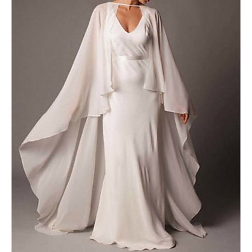 

Sleeveless Elegant / Bridal Polyester Wedding / Party / Evening Women's Wrap With Solid