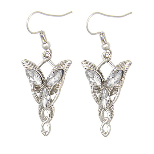

Women's Hoop Earrings Geometrical Butterfly Stylish Trendy Earrings Jewelry Silver For Party Wedding 1 Pair
