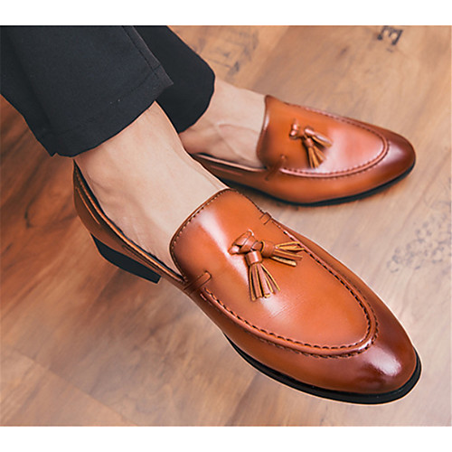 

Men's Modern Shoes Penny Loafers Oxford Chic & Modern Elegant & Luxurious Party Cocktail Party Formal Evening For Office PU Spring, Fall, Winter, Summer