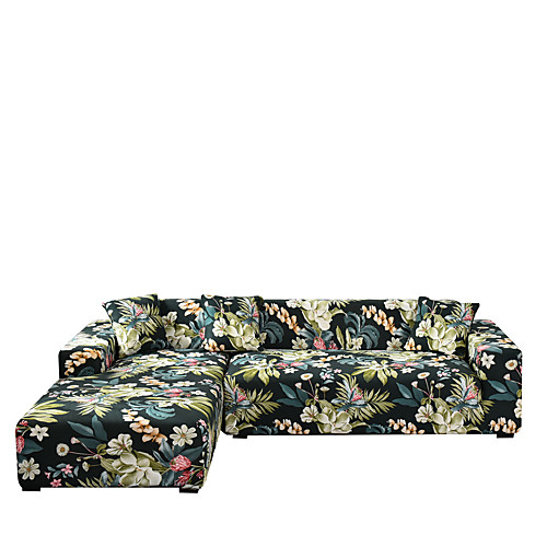 

Sofa Cover Dustproof Stretch Slipcovers Stretch Super Soft Fabric Couch Cover Fit for 1to 4 Cushion Couch and L Shape Sofa (You will Get 1 Throw Pillow Case as free Gift)