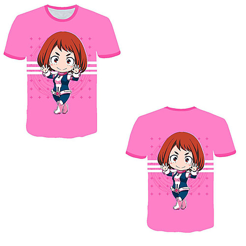 

Inspired by My Hero Academia / Boku No Hero Cosplay Cosplay Costume T-shirt Terylene Graphic Printing T-shirt For Women's / Men's