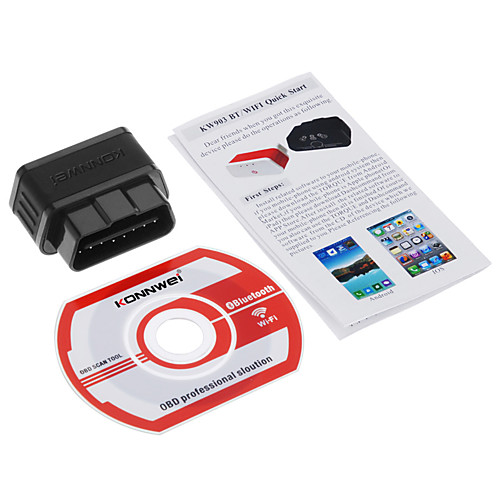 

konnwei kw903 elm327wifi iso apple and android car fault diagnosis scanner tool