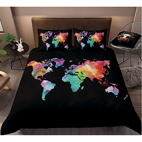

Colorful Tie Dye Duvet Cover Set Boho Hippie Bedding Set Rainbow Tie Dyed Comforter Cover Queen 3 Pieces for Kids Teens Adults 1