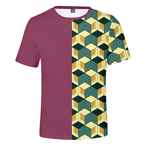 

Inspired by Demon Slayer Cosplay Cosplay Costume T-shirt Terylene Graphic Printing Harajuku Graphic T-shirt For Women's / Men's