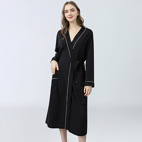 

Superior Quality Bath Robe, Solid Color Cotton Cloth 1 pcs