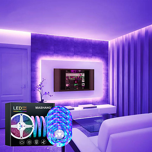 

LED Strip Lights Music Sync 20M RGB 1080LEDs LED Strip 2835 SMD Color Changing LED Strip Light Bluetooth Controller and 24 Key Remote LED Lights for Bedroom Home Party