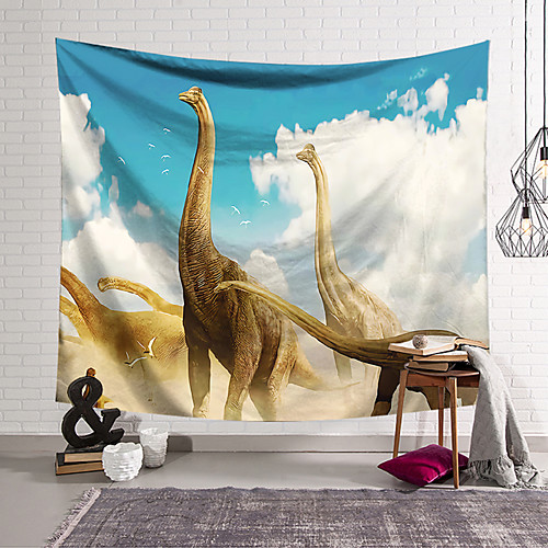 

Wall Tapestry Art Decor Blanket Curtain Hanging Home Bedroom Living Room Decoration Polyester Dinosaur