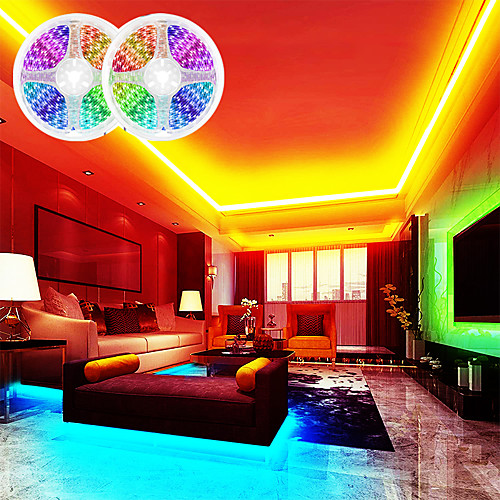 

LED Strip Lights APP Control 10M Light Sets RGB Tiktok Lights Smart Lights 600 LEDs 5050 SMD 10mm 1 set Cuttable 12 V