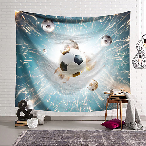 

Wall Tapestry Art Decor Blanket Curtain Hanging Home Bedroom Living Room Decoration Polyester Football