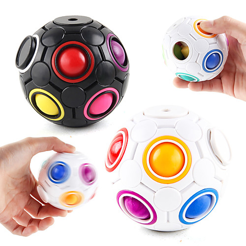 

Rotating Stress Rainbow Ball Infinity Relief Spinner Fidget Toy for Adults Kids Educational Magic Cube Puzzle