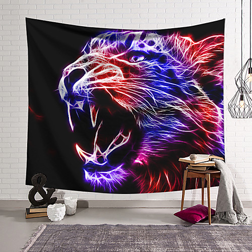 

Wall Tapestry Art Decor Blanket Curtain Hanging Home Bedroom Living Room Decoration Polyester Tiger