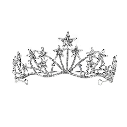 

Wedding Bridal Crystal Headpiece with Crystal 1 Piece Wedding / Special Occasion Headpiece