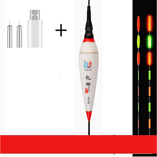 

Smart Fishing Float 1/2/5/10 pcs Fishing Rechargeable LED Light Super Sensitivity Nanomaterials Freshwater and Saltwater Sea Fishing General Fishing