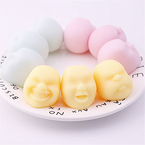 

Squeeze Toys for Adults Kids,Human Face Ball Squeeze Emotion Vent Stress Reliever Toys(1 Pack)