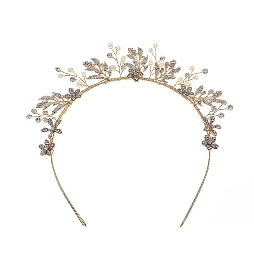 

Wedding Bridal Crystal Headpiece with Crystal 1 Piece Wedding / Special Occasion Headpiece