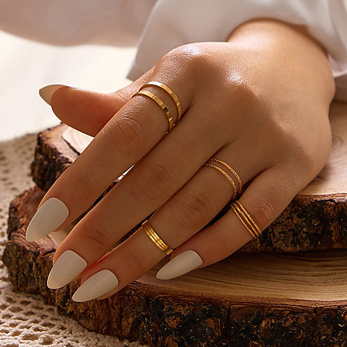 

alloy ring set, creative simple retro ten-piece joint ring