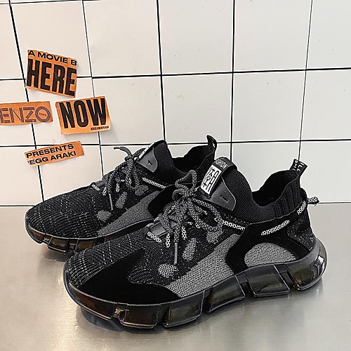 

21 hot spring and autumn men's shoes new korean breathable popcorn student sports shoes men's running shoes ins trendy shoes